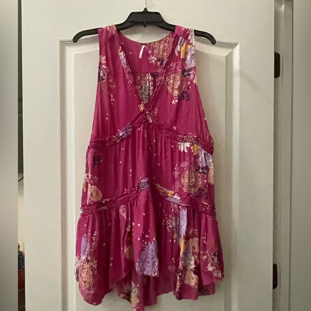Free People Pink Blouse